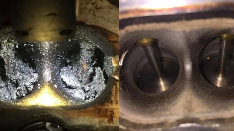 Cleaning the Intake Valves on Direct Injection Engines