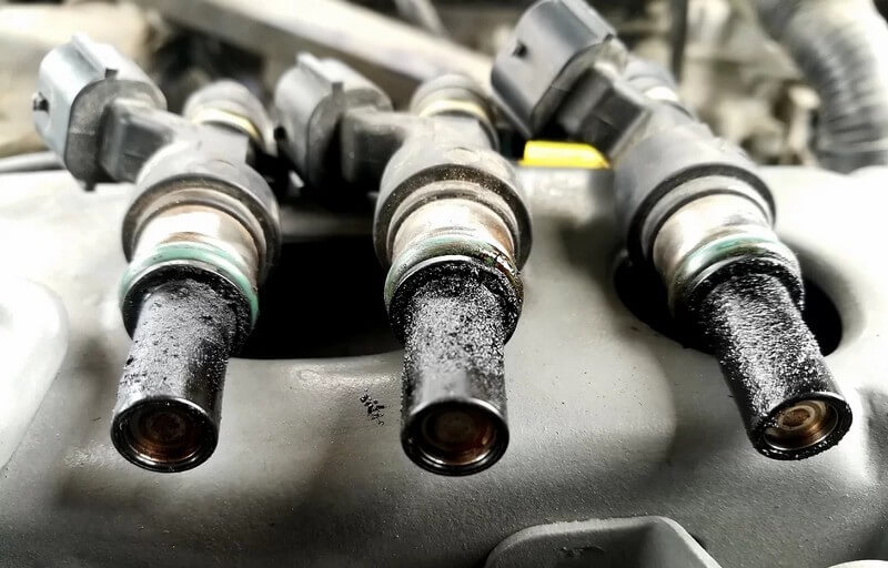 Clogged fuel injectors